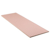Lux Tile Mod 3D Blush Pink 12x36 Fluted Matte Ceramic Tile