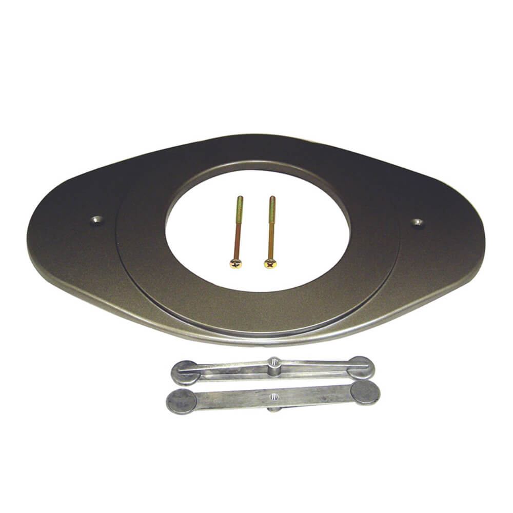 Danco Single Lever Remodeling Cover, Brushed Nickel — 13 in x 8-1/8 in (Model 80054)