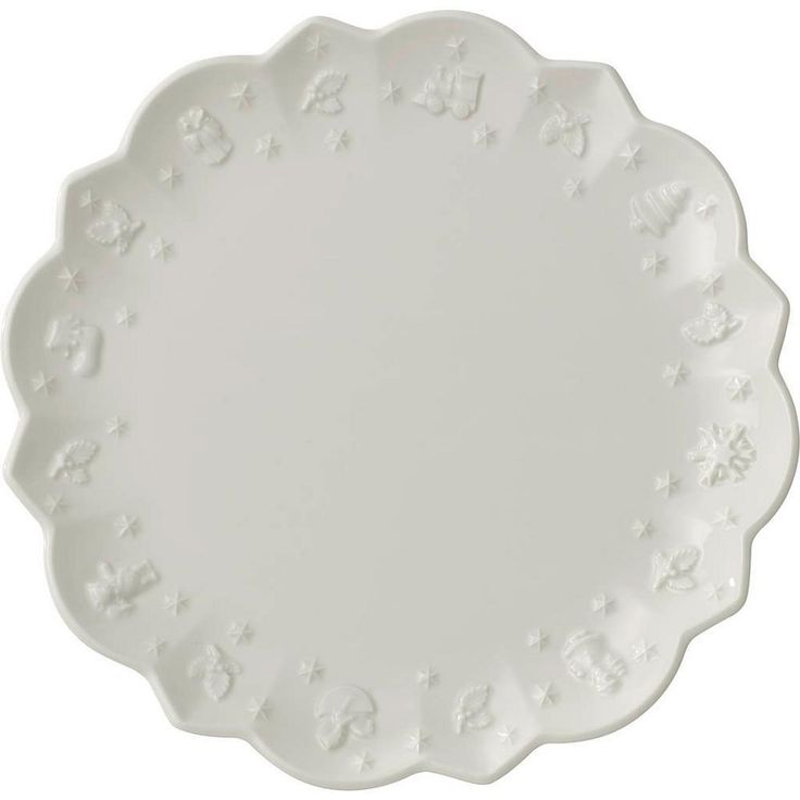 Toys Delight Royal Classic 7.25 in. White Salad Plate