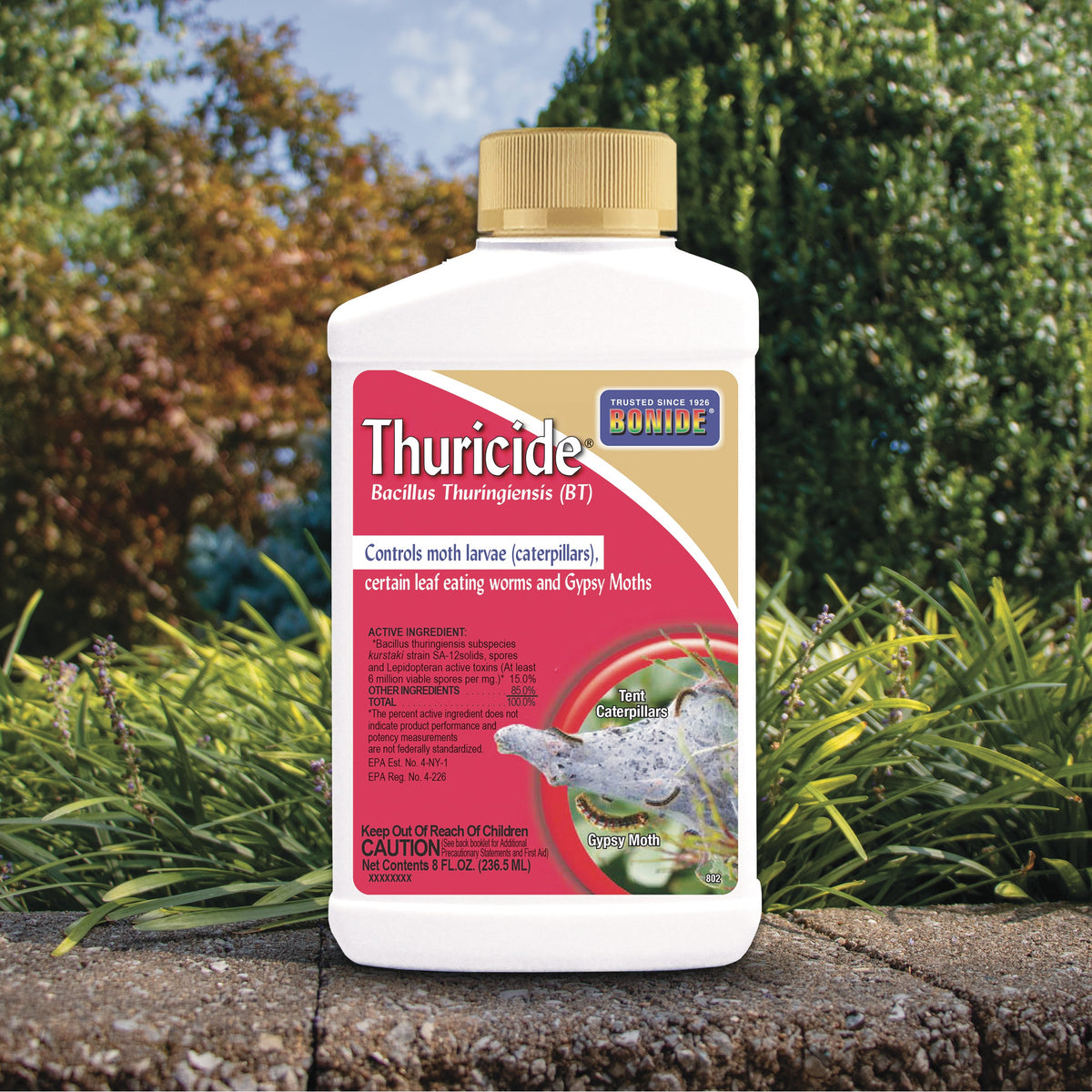 Bonide Thuricide Organic Liquid Concentrate Insect Killer, 16 oz