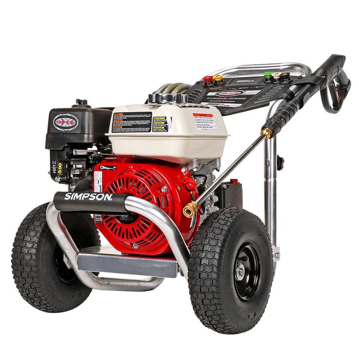 Simpson SIMPSON Aluminum ALH3425-S 3600 PSI at 2.5 GPM HONDA GX200 Cold Water Pressure Washer
