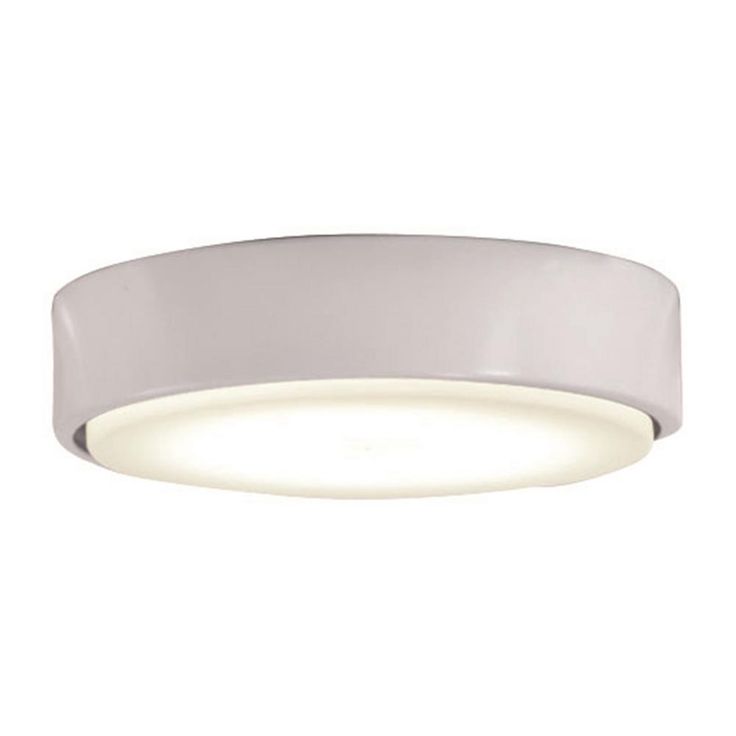 1-Light LED Brushed Nickel Wet Ceiling Fan Light Kit