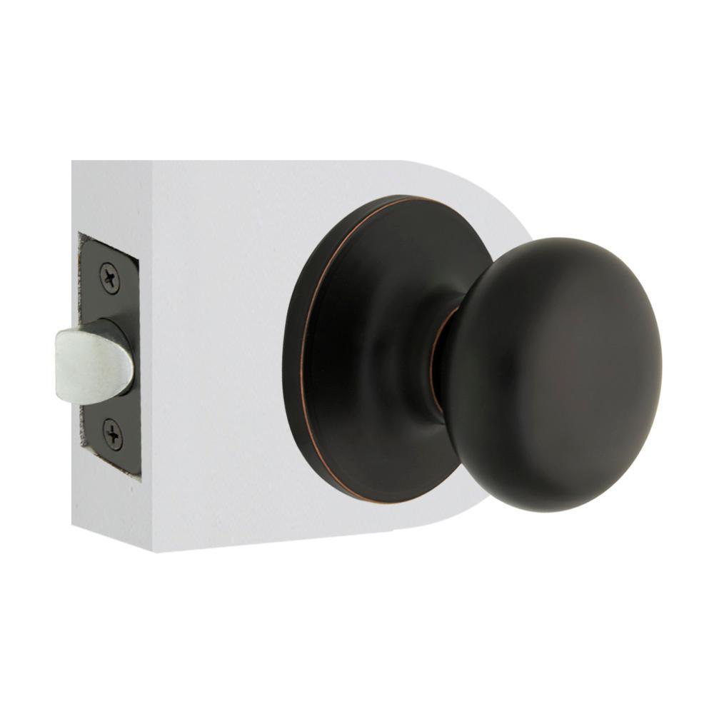 Round Aged Bronze Hall and Closet Door Knob - Super Arbor
