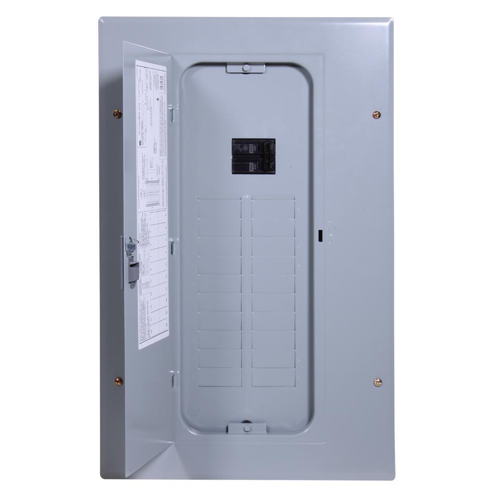 PowerMark Gold 100 Amp 32-Space 32-Circuit Indoor Main Breaker Circuit Breaker Panel - Super Arbor