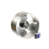 1450 CFM SIlver Electric Powered Gable Mount Electric Attic Fan - Super Arbor