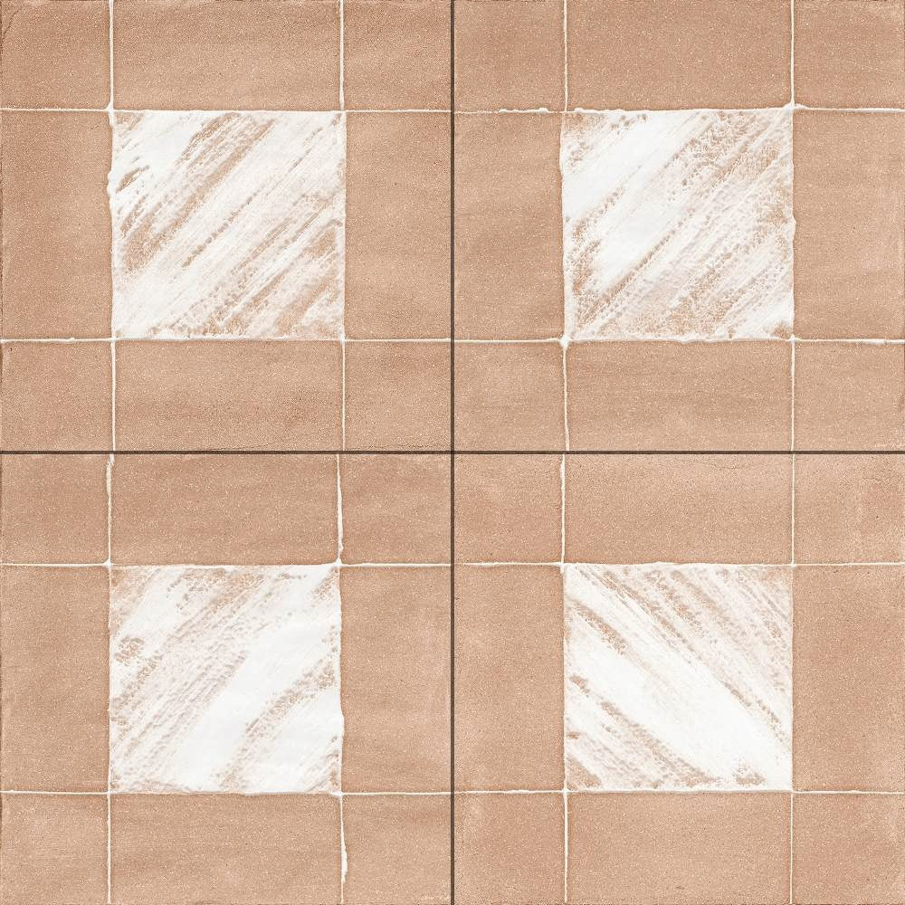 The Tile Life Reina Terracotto Buffalo 8-in x 8-in Multi-finish Porcelain Patterned Floor and Wall Tile product image