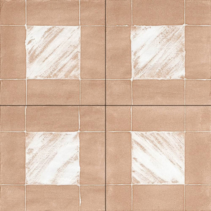 The Tile Life Reina Terracotto Buffalo 8-in x 8-in Multi-finish Porcelain Patterned Floor and Wall Tile product image