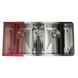 Undermount Stainless Steel 42 in. x 20 in. x 10 in. Deep 16-Gauge Triple Bowl 40/20/40 Zero Radius Kitchen Sink Combo - Super Arbor