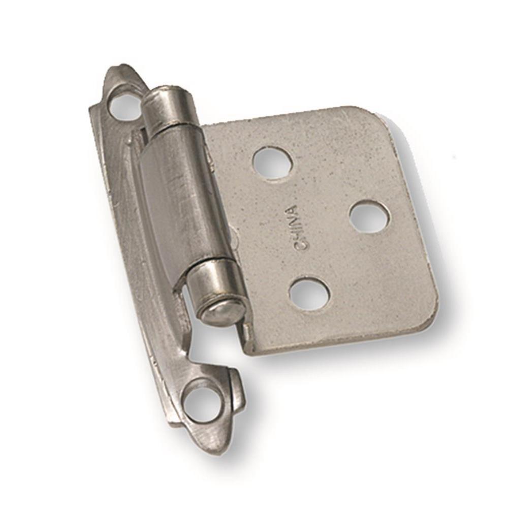 No Inset Antique Brass Self-Closing Hinge (1-Pair) - Super Arbor