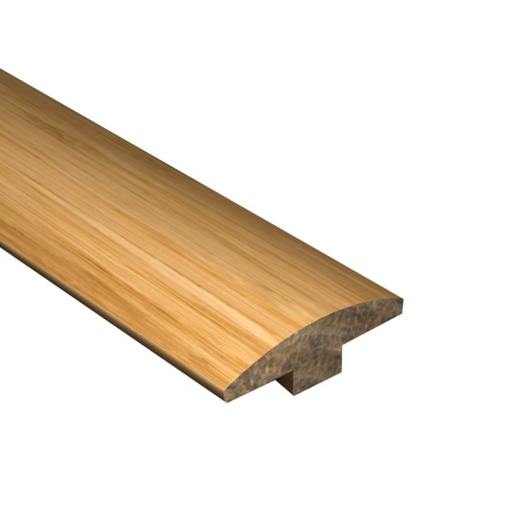 CALI Bamboo Natural 0.63-in T x 2-in W x 72-in L Solid Wood T-moulding
