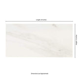 MSI Kolasus White 12 in. x 24 in. Polished Porcelain Floor and Wall Tile (16 sq. ft./case)
