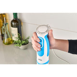 Multi Quick 21-Speed White Spiralizer and Hand Blender with 3-Cutting Blades, 1-Blending Wand, 5-Cup Chopper and Blender