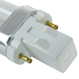 60-Watt Equivalent Twin Tube PL U-Shaped GX23 Base CFL Light Bulb in Cool White, 4100K (10-Pack) - Super Arbor