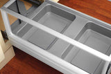 Rev-A-Shelf 35-Quart Plastic Soft-Close Pull-Out Trash Can
