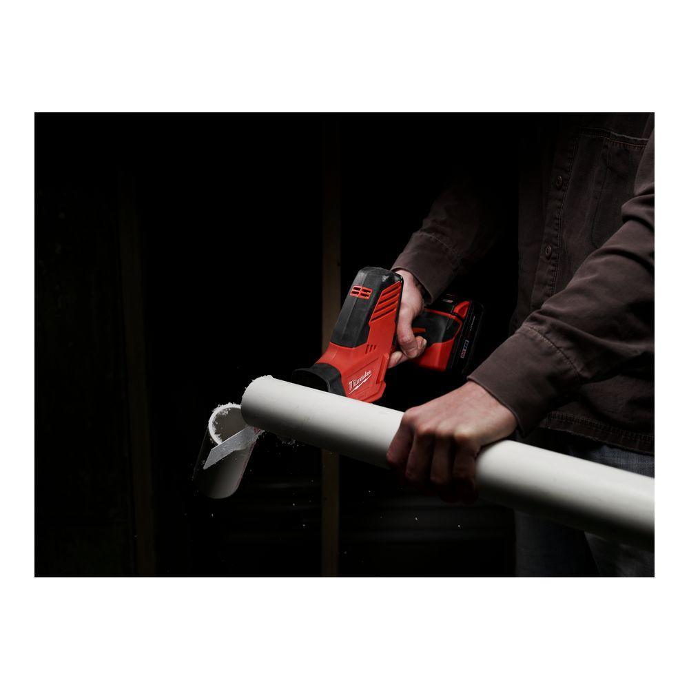 M18 18-Volt Lithium-Ion Cordless Hackzall Reciprocating Saw Kit with (1) 1.5Ah Battery, Charger and Tool Bag - Super Arbor