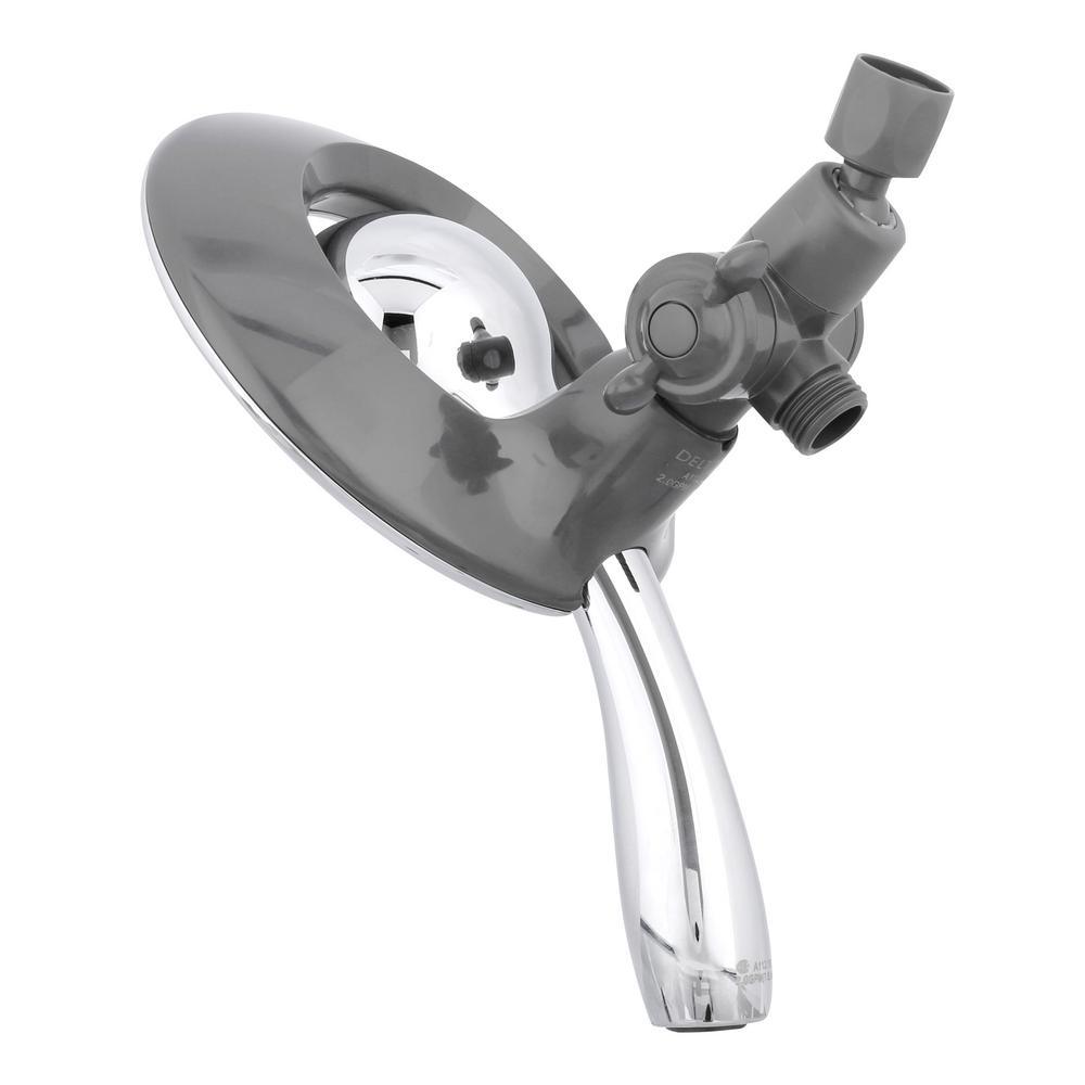 In2ition Two-in-One 4-Spray 6.1 in. Dual Wall Mount Fixed and Handheld Shower Head in Chrome - Super Arbor