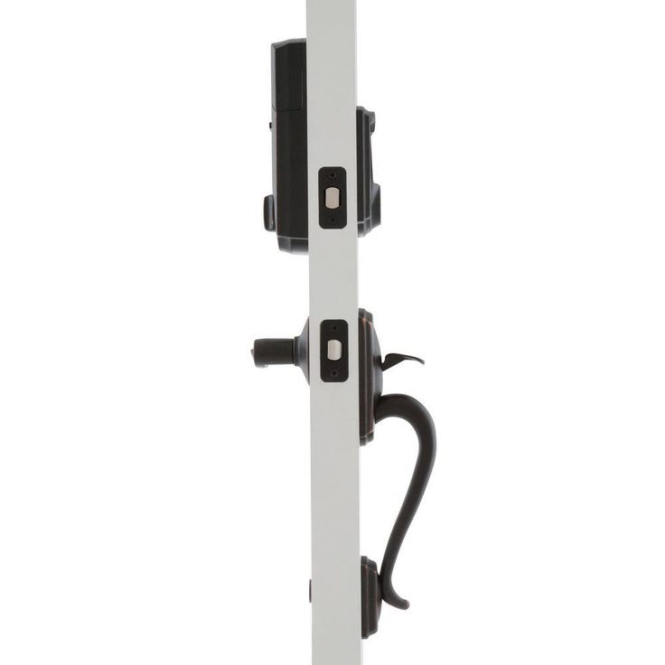 Camelot Aged Bronze Sense Smart Deadbolt and Camelot Handleset with Accent Lever with Camelot Trim