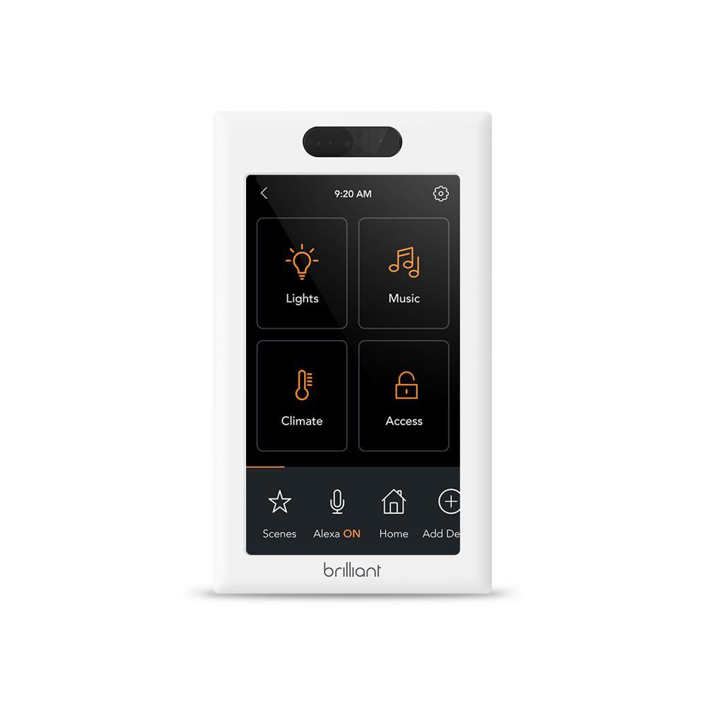Smart Home Control (2-Switch Panel) for Amazon Alexa, Google Assistant, Apple HomeKit, Ring, Sonos and More - Super Arbor