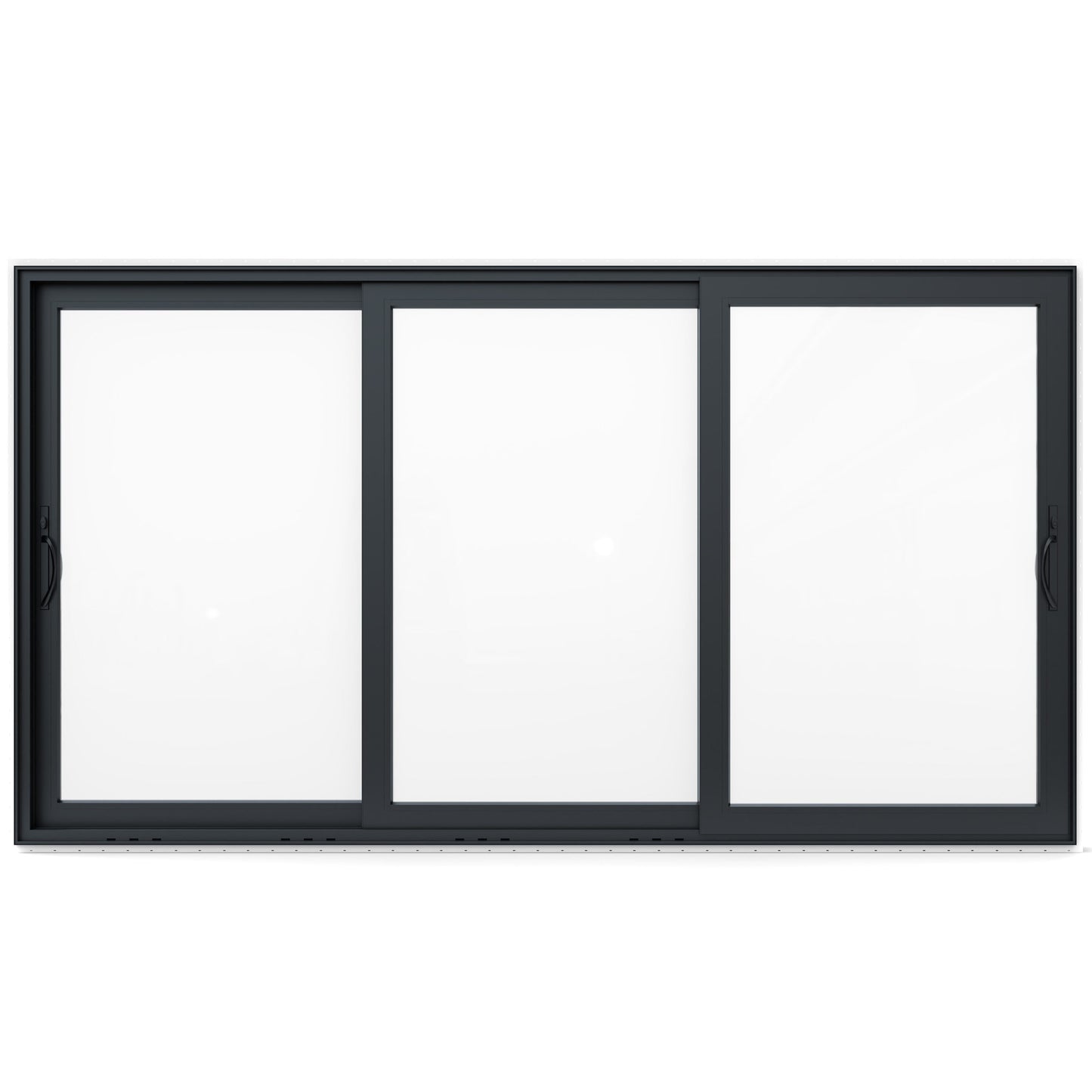 JELD-WEN 177-in x 80-in Vinyl Sliding, Universal reversible – primary product view