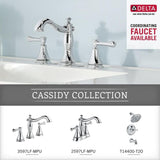 Delta  Cassidy 24-in Double Chrome Wall Mount Double Towel Bar
