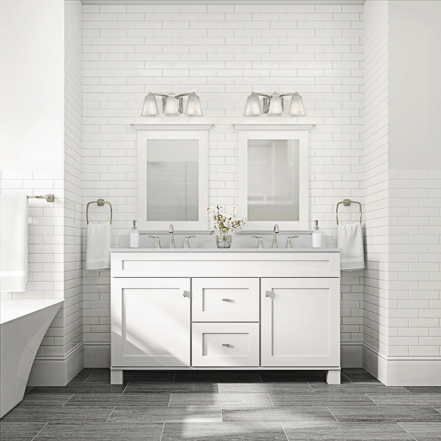 Bestview Meridian 43-in Gray/Polished Engineered Marble Bathroom Vanity Top - Super Arbor