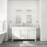 Bestview Meridian 43-in Gray/Polished Engineered Marble Bathroom Vanity Top - Super Arbor