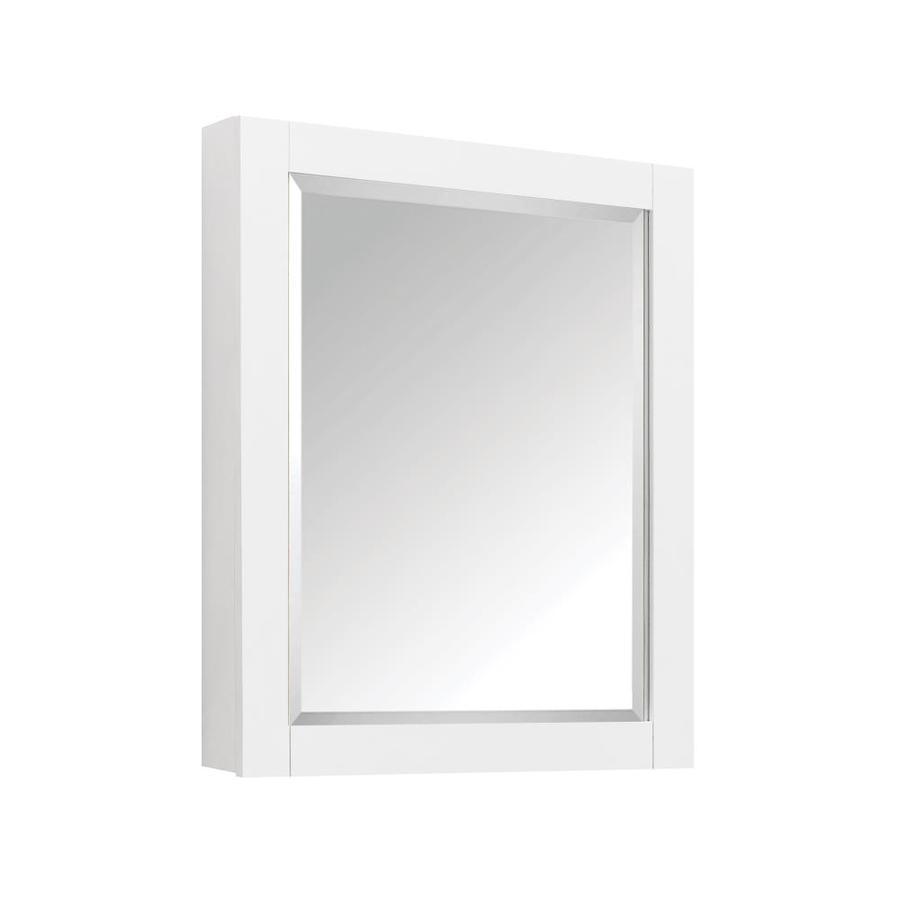 Avanity 14000 Series 24-in x 30-in Rectangle Surface Poplar Mirrored Medicine Cabinet - Super Arbor