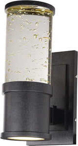 Maxim Lighting Pillar 11-in H Galaxy Black LED Outdoor Wall Light