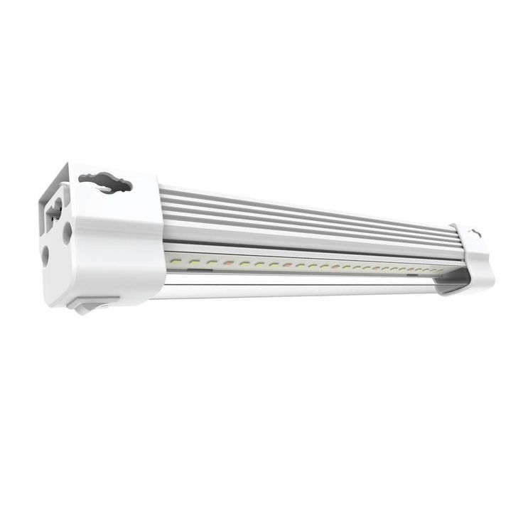1 ft. 13.5W Vertical Mount White Full Spectrum LED Non-Dimmable Indoor Linkable Plant Grow Light Strip Daylight (4-Pack)