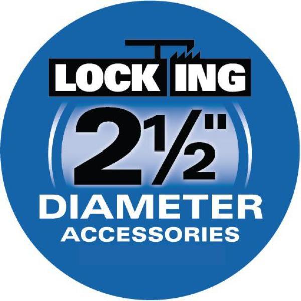 1-7/8 in. x 10 ft. Pro-Grade Locking Vacuum Hose Kit for RIDGID Wet/Dry Shop Vacuums - Super Arbor