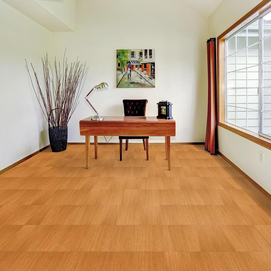 Perfection Floor Tile Classic Wood 6-Piece 20-in x 20-in Cork Luxury Vinyl Tile
