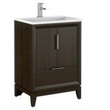 Scott Living Robinson 24-in Light Gray Single Sink Bathroom Vanity with White Acrylic Top - Super Arbor