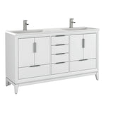Scott Living Robinson 36-in Coffee Oak Single Sink Bathroom Vanity with White Acrylic Top - Super Arbor