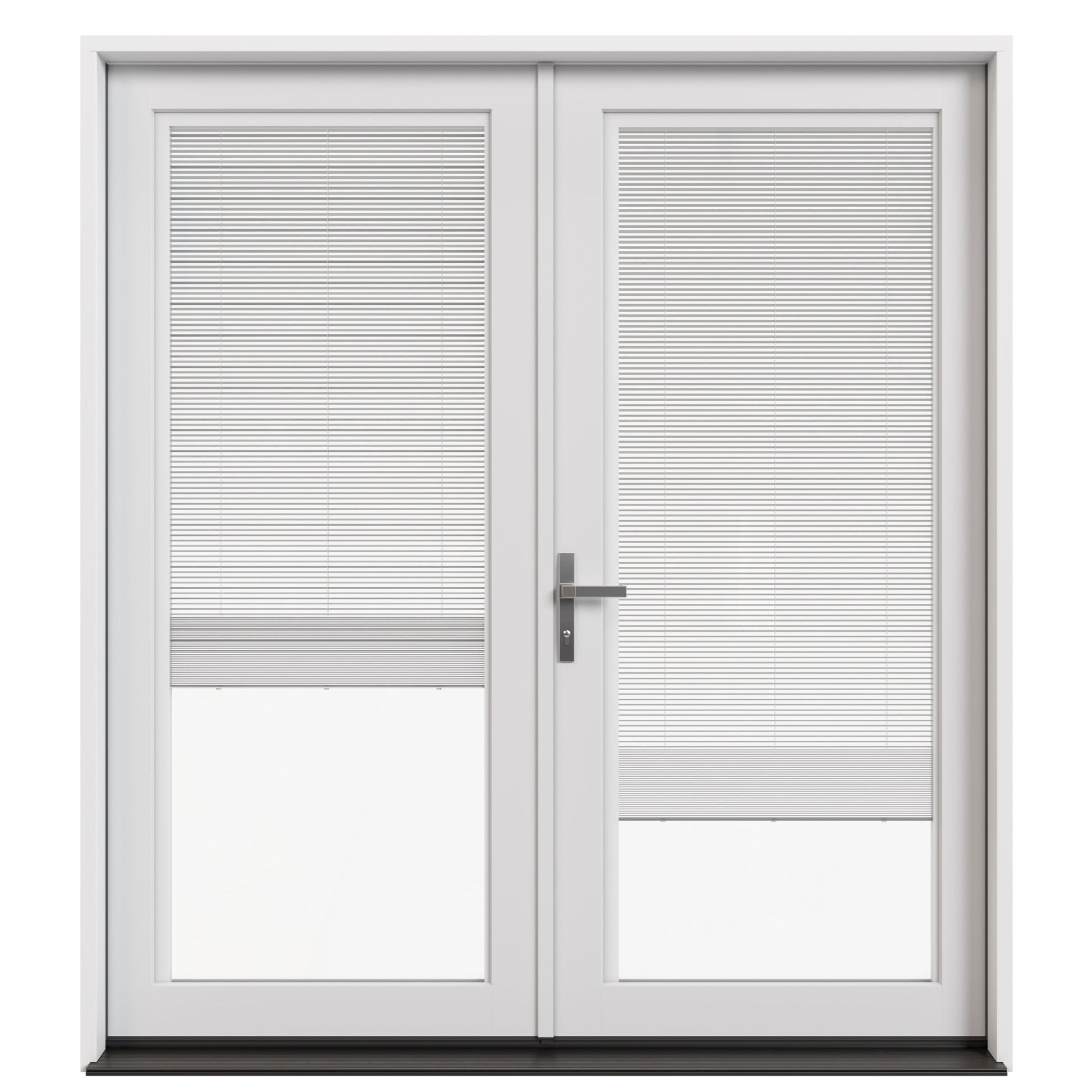JELD-WEN 72-in x 80-in Fiberglass French, Right-hand inswing – primary product view