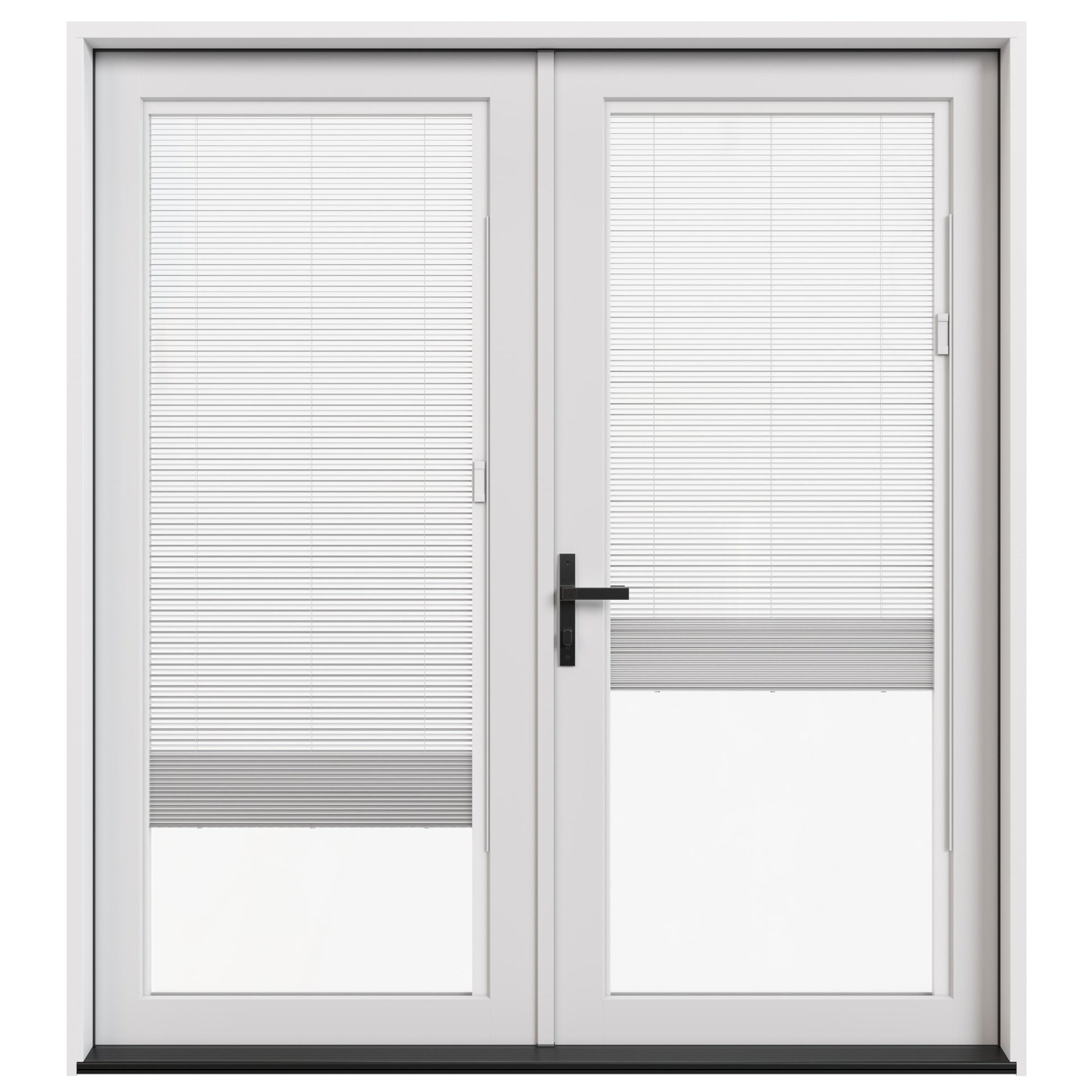 JELD-WEN 72-in x 80-in Fiberglass French, Right-hand outswing – product-only view