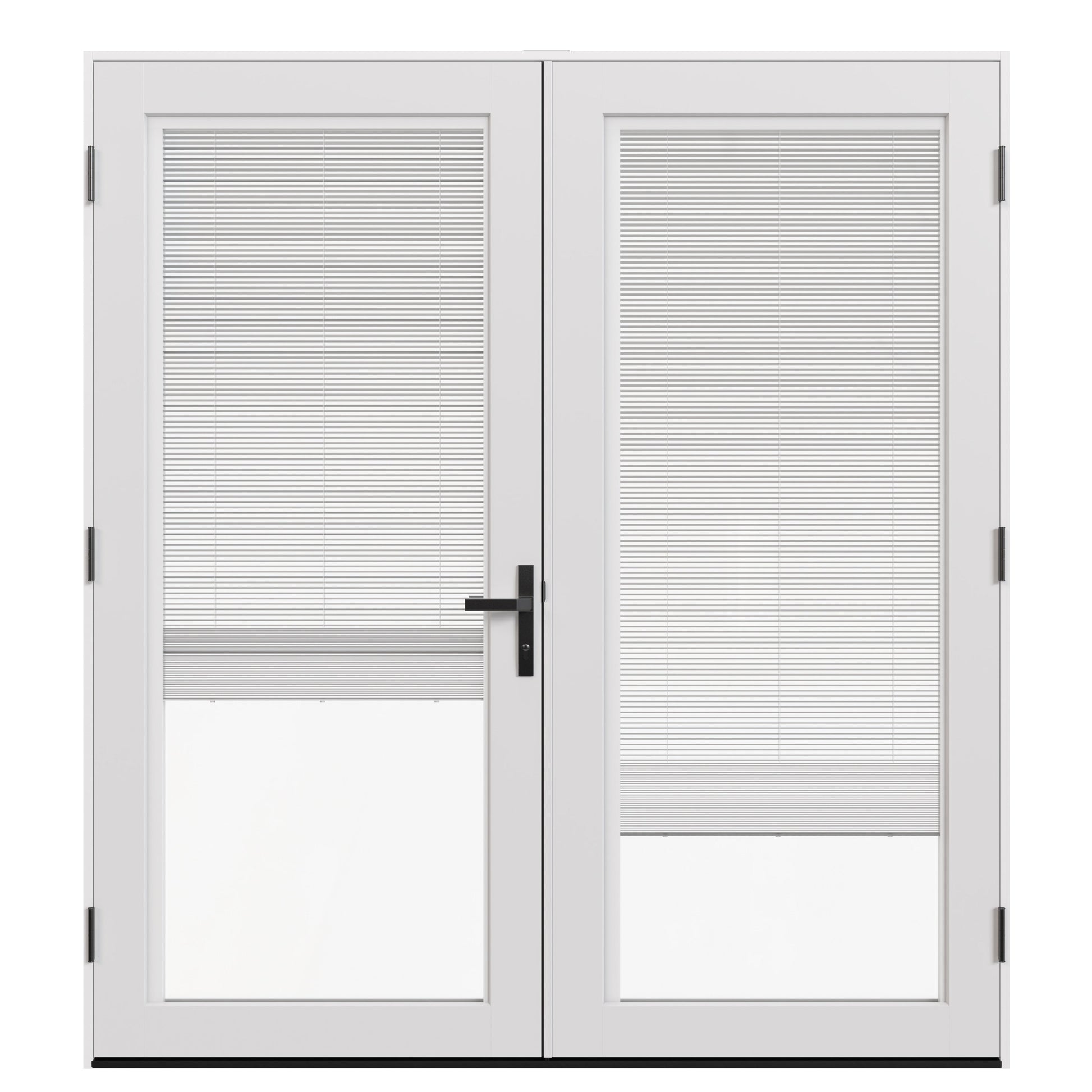 JELD-WEN 72-in x 80-in Fiberglass French, Right-hand outswing – primary product view