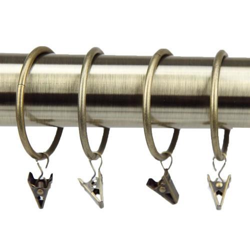 Rod Desyne 10-Pack 2-in Silver Curtain Ring - Super Arbor