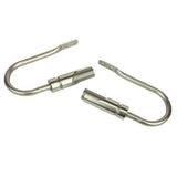 Rod Desyne Bolt 2-Pack Antique Brass Steel Curtain Holdbacks - Super Arbor