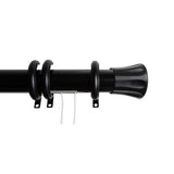 Rod Desyne 1.5-in Regal 84-in to 156-in Satin Nickel Steel Traverse Curtain Rod - Super Arbor