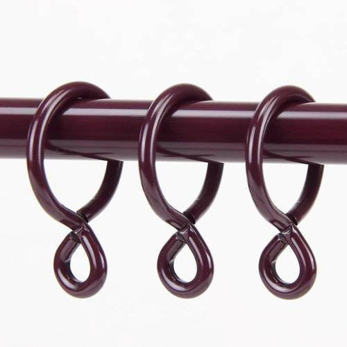Rod Desyne 10-Pack 1-in Black Curtain Ring - Super Arbor