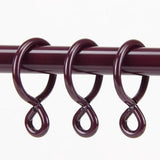 Rod Desyne 10-Pack 1-in Black Curtain Ring - Super Arbor