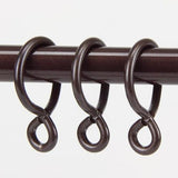 Rod Desyne 10-Pack 1-in Black Curtain Ring - Super Arbor