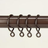 Rod Desyne 10-Pack 1.75-in Silver Curtain Ring - Super Arbor
