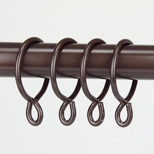 Rod Desyne 10-Pack 2.25-in Silver Curtain Ring - Super Arbor