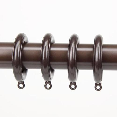 Rod Desyne 10-Pack 1.75-in Silver Curtain Ring - Super Arbor