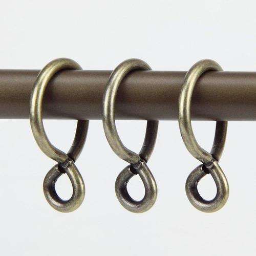 Rod Desyne 10-Pack 1-in Black Curtain Ring - Super Arbor