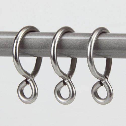 Rod Desyne 10-Pack 1-in Black Curtain Ring - Super Arbor