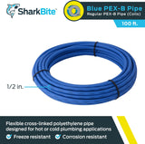 SharkBite 1/2 in. x 100 ft. Blue and Red PEX-B Pipe Coil Combo