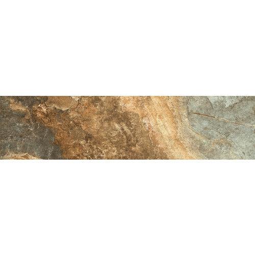 FLOORS 2000 Keystone Grey Porcelain Bullnose Tile (3-in x 18-in) - Super Arbor