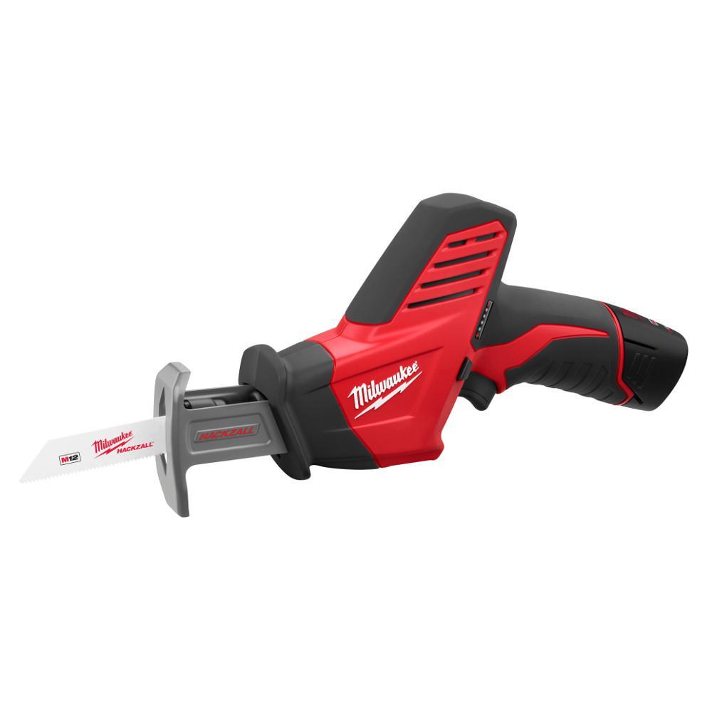 M12 12-Volt Lithium-Ion Cordless PVC Shear Kit W/ M12 HACKZALL Reciprocating Saw - Super Arbor